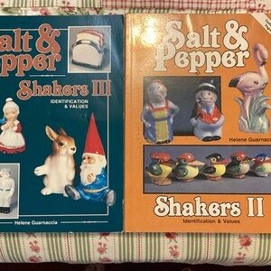 Salt and pepper, shakers, volume two and three identification and values